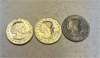 3 1979 Susan B. Anthony Liberty Dollars
