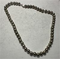 .925 Sterling Beaded necklace