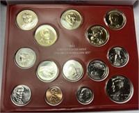 2014 United States Mint Uncirculated Coin Set