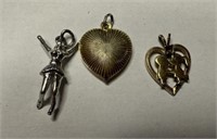 Mini Heart Pendants and Lady