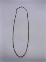 STERLING SILVER CHAIN-NEEDS CLASP