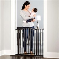 Regalo Easy Step Arched Decor Safety Gate, Bronze)