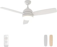 warmiplanet Ceiling Fan with Lights Remote