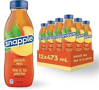 Snapple Naturally Flavoured, Peach Tea, 473mL,