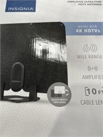 INSIGNIA AMPLIFIED ULTRA THIN HDTV  ANTENNA