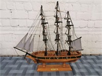 Cutty Dark Replica Wooden 3-Mast Ship on Stand