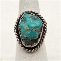 Turquoise Navajo Type Ring