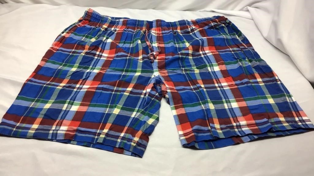 D4) Colorful Bermuda Pull-On Shorts Size XL