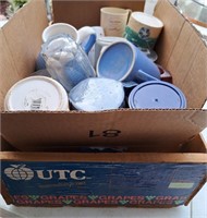 utc grapes crate with coffee cups