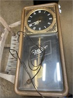 Miller High life bar clock