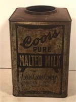Coors Pure Malted Milk Can
