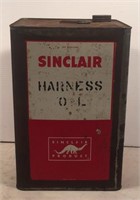 Sinclair harness oil can