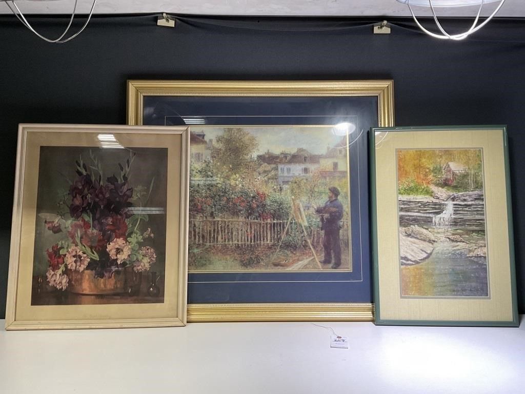 Monet Framed Art Work & More