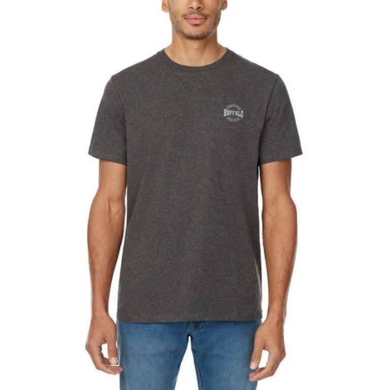 Buffalo Men’s XL Crewneck T-shirt, Heather