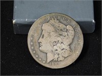 1885 0 Morgan silver dollar