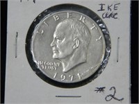 1971-S Ike dollar, 40% silver