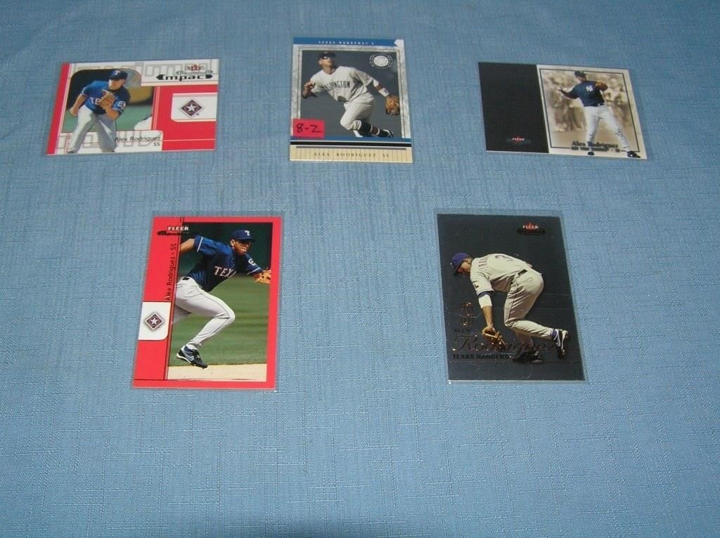 Collection of Alex Rodriguez all star baseball car