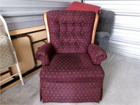 Burgundy Recliner