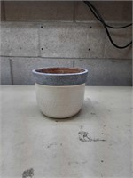 Ceramic Round Planter x2