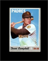 1970 Topps High #639 Dave Campbell VG to VG-EX+
