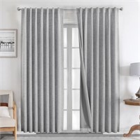 Joydeco 100% Black Out Curtains 84 inch Long 2