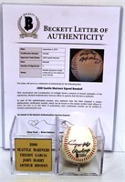 2000 Seattle Mariners Signed Baseball w Beckett