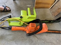 ELECTRIC CHAIN SAW & HEDGE TRIMMER