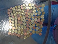 SET OF FOREIGN EURO COINS