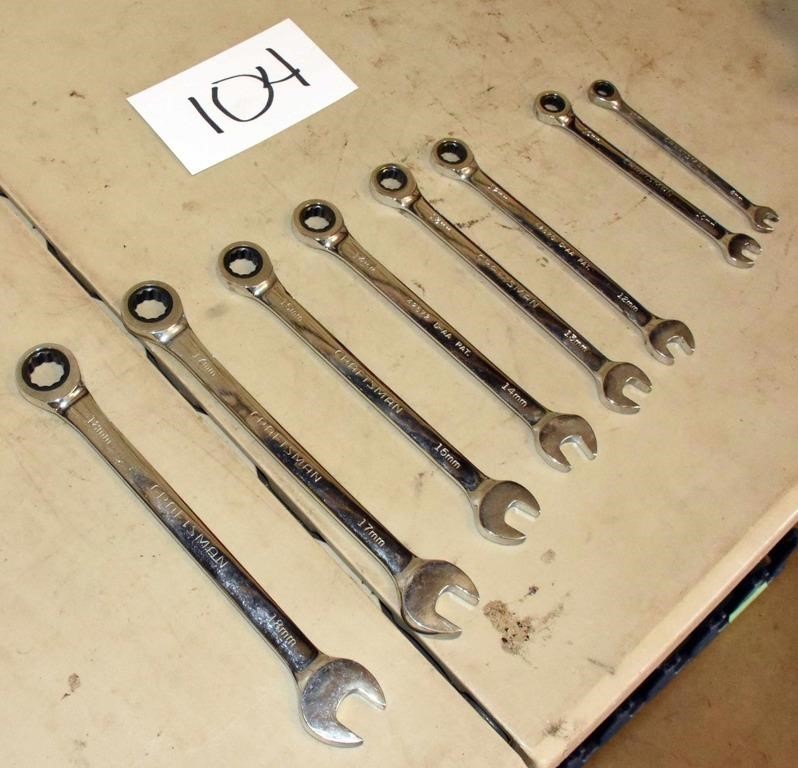 Craftsman Ratchet Wrenches - 9-18 MM