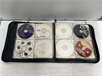 Music CDs organizer with CDs