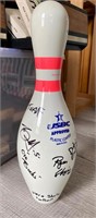 Autographed Bowling Pin