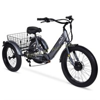 Hyper 20 36V Electric Trike for Adults  Pedal-Assi