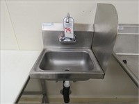 17" SS WALL MOUNT HAND SINK