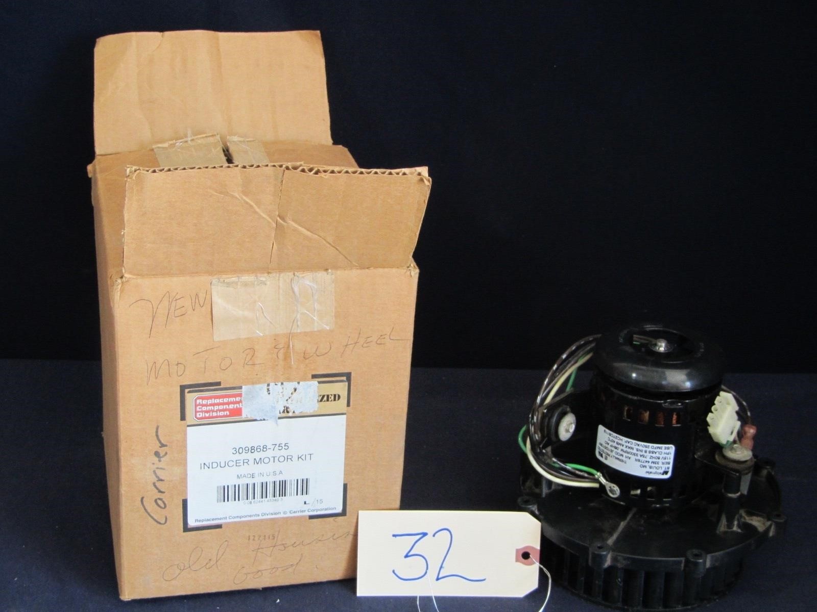 New AO Smith 309868-755 Furnace Inducer Motor Kit