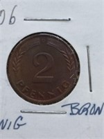 1959 D West German coin