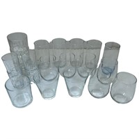 Assorted Glass Tumblers Collection