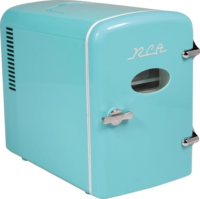 RCA RMIS129-BLUE Mini Retro 6 Can Beverage