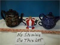 3pc Ceramic Teapot Collection