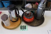 Fondue Pot, Thermos, Trays & Misc. (B1)