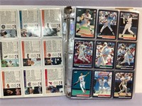 1994 score baseball cards in binder