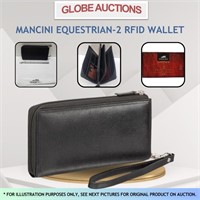 BRAND NEW MANCINI EQUESTRIAN-2 RFID WALLET