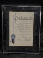 1982 City Of Las Vegas Proclamation For 1st