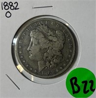 S - 1882-O MORGAN SILVER DOLLAR (B22)