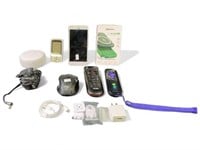 Dish Remote, Roku Remote, Smart Phone, Echo Dot