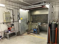 HVOF Spray Booth, Powder Feeder & Spray System