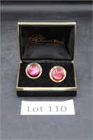 Solomon's Mines Bahamas Cuff Links With Case