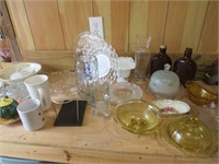 Mugs, Plates, Misc Glassware