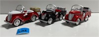 Lennox Petite Pedal Cars Set of 3 - 3 3/4”