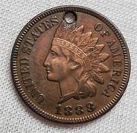 1888 Indian Head Cent XF+ w/