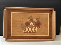 Inlaid Wood Tray Philippines 19-1/4” x 12-1-2”